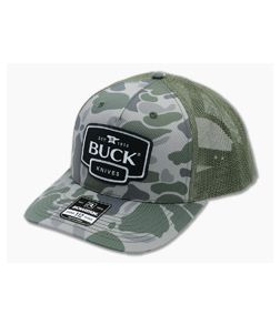 Buck Marsh Duck Camo Green Hat 