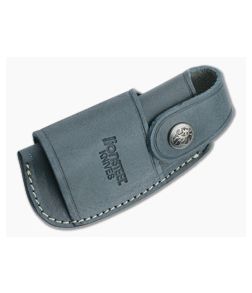 LionSteel Blue Leather Sheath - Vertical/Horizontal