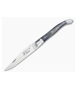 LaGuiole Shepherd's Knife Black Horn Folder 90511