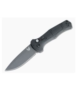 Benchmade Claymore Black Plain Edge CPM-D2 Black Grivory Button Lock Automatic 9070BK