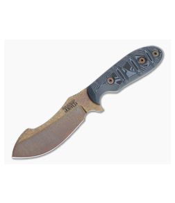 Dawson Knives Javalina Arizona Copper 3V Pewter/Black G10 Fixed Blade Hunter
