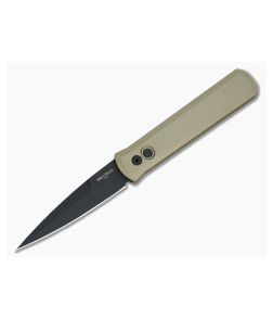Protech Knives Godfather Black Plain Edge Desert Sand Automatic Knife 921-DS