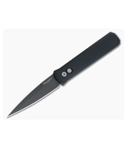 Protech Godfather Solid Black Push Button Automatic 921