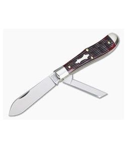 Tidioute Cutlery #92 Eureka Jack Two-Blade Elderberry Jigged Bone