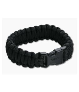 CRKT Survival Para-Saw Paracord Bracelet Black Large