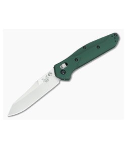 Benchmade 940 Osborne Green Aluminum Satin S30V AXIS Lock Folder