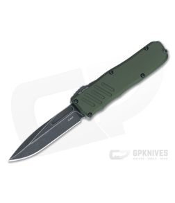 Guardian Tactical Recon-035 OD Green Dark Stonewashed Elmax Single Edge D/A OTF Automatic 98611