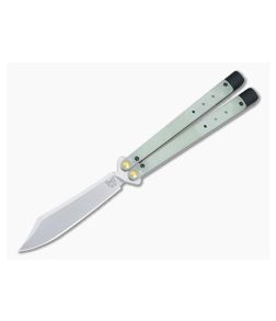 Benchmade 99 Necron Balisong Jade G10 Scimitar Knife