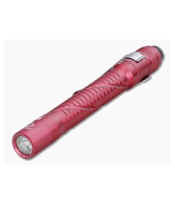 Rovyvon Aurora A33 Red Aluminum 200 Lumen Cool White Rechargeable Pen Flashlight