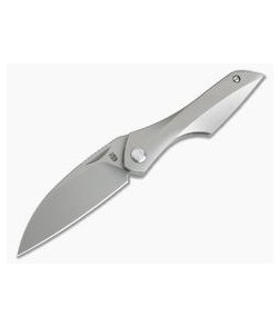 Isham Bladeworks Abstruse Front Flipper Titanium Frame Lock