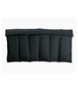 Black Cordura Knife Storage Pouch with 12 Compartments