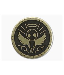 Audacious Concept Angel and Demon Brass Decision Maker Coin