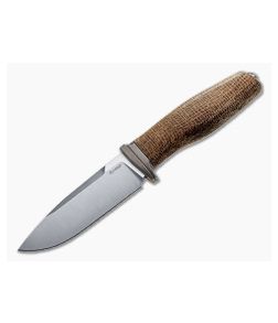 LionSteel Acha Natural Burlap Micarta M390
