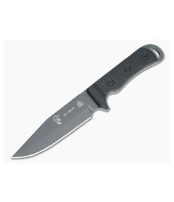 TOPS Knives Air Wolfe Tactical Gray 1095 Black G10 Fixed Blade Knife AIR-01