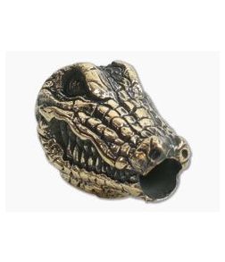 Lion Armory Alligator Bead Brass