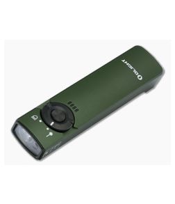 Olight Arkfeld OD Green 1000 Lumen Cool White Rechargeable Flat Flashlight with Green Laser