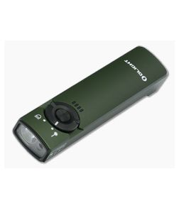 Olight Arkfeld OD Green 1000 Lumen Neutral White Rechargeable Flat Flashlight with Green Laser