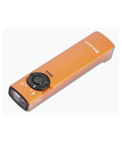 Olight Arkfeld Orange 1000 Lumen Neutral White Rechargeable Flat Flashlight with Green Laser