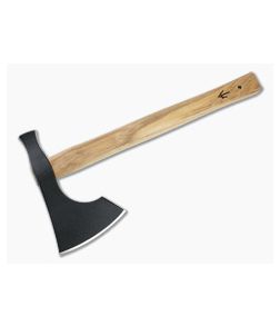 American Tomahawk Model 2 Black 1060 Hickory Wood Tomahawk ATM2-HW