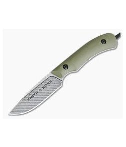 Smith & Sons Axiom OD Green G10 Tan Liners AEB-L EDC Fixed Blade