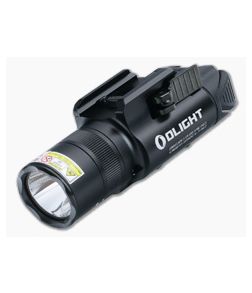 Olight Baldr Pro R Rechargeable Tactical Light Black Aluminum 1350 Lumens Max with Green Laser