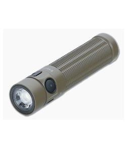 Olight Baton 3 Pro Max Desert Tan Magnesium Rechargeable Cool White 2500 Lumen Powerful EDC Flashlight