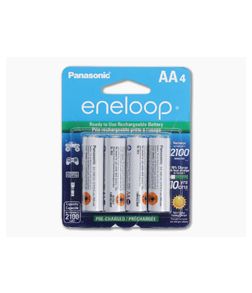 Panasonic Eneloop AA Rechargeable 2000mAh 1.2V NiMH Batteries (4 Pack)