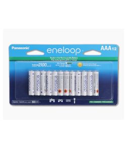 Panasonic Eneloop AAA Rechargeable 800mAh 1.2V NiMH Batteries (12 Pack)