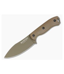 Kabar BK19 Becker Nessmuk Fixed Blade Burnt Bronze Handles and 1095 Cro-Van Blade