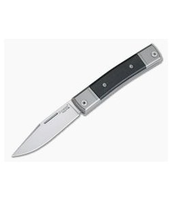 LionSteel BestMan Traditional Slip Joint M390 Ebony Wood BM1-EB