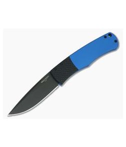 Protech BR-1 Magic Whiskers Bolster Release Blue Handle DLC BR-1.7-BLUE