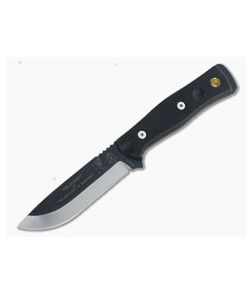 TOPS B.O.B. Fieldcraft Knife Black G10
