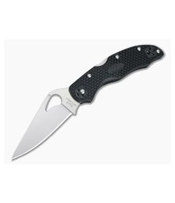 Byrd Harrier 2 Lightweight Black FRN Satin Plain Edge Folder 01PBK2