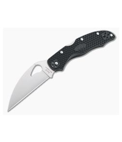 Byrd Harrier 2 Wharncliffe Lightweight Black FRN Satin Plain Edge Folder BY01PBKWC2