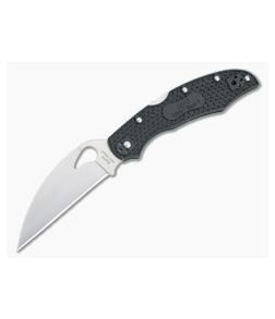 Byrd Cara Cara 2 Wharncliffe Lightweight Black FRN Satin Plain Edge Folder BY03PBKWC2