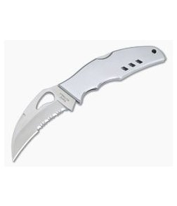 Byrd Crossbill Stainless Steel Hollow Ground Part Serrated Edge 07PS