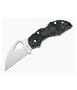 Byrd Robin 2 Wharncliffe Lightweight Black FRN Satin Plain Edge Folder BY10PBKWC2