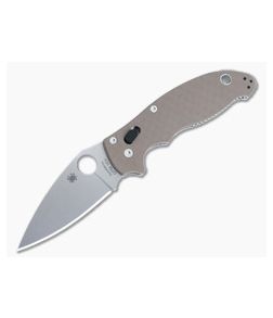 Spyderco Manix 2 Sprint Run Stonewash CPM-15V Brown G10 Folder C101GPBN15V2