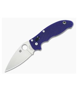 Spyderco Manix 2 Plain S110V Dark Blue G10 C101GPDBL2