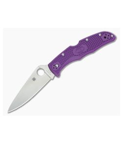 Spyderco Endura 4 Flat Ground VG10 Purple FRN C10FPPR