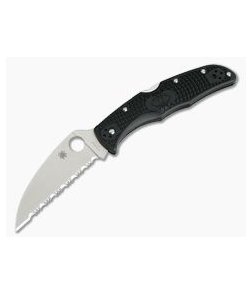 Spyderco Endura 4 Wharncliffe Black FRN Serrated VG10 C10FSWCBK