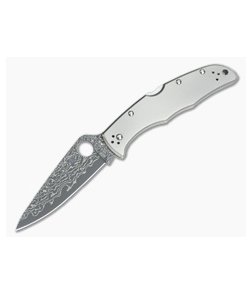 Spyderco Endura 4 Titanium & Damascus C10TIPD