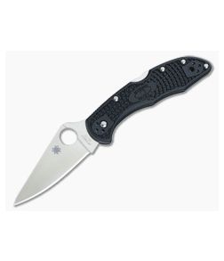 Spyderco Delica 4 Flat Ground VG10 Black FRN C11FPBK