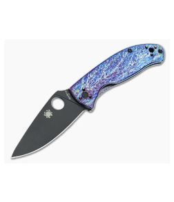 Spyderco Tenacious Disarray Titanium Black Blade