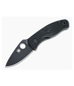 Spyderco Persistence Lightweight Black Plain Edge Black FRN Liner Lock Folder C136PBBK