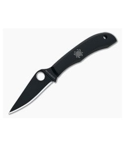 Spyderco Honeybee Slipit Black Oxide Stainless Steel Slip Joint C137BKP