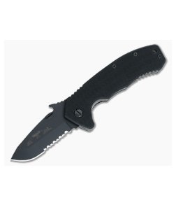 Emerson CQC-14 Snubby Black Serrated Standoffs