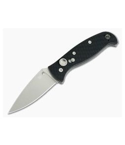 Spyderco Autonomy 2 Black G10 Plain LC200N Automatic Knife C165GP2