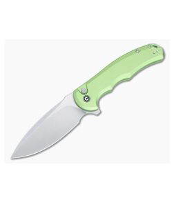 Civivi Button Lock Praxis Flipper Lime Green Aluminum C18026E-3