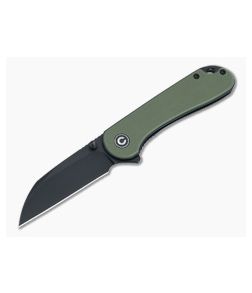CIVIVI Elementum Liner Lock Flipper OD Green G10 Black Nitro-V Wharncliffe Blade C18062AF-2